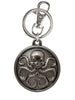Marvel Hydra Logo Pewter Key Chain Marvel Hydra Logo Pewter Key Chain