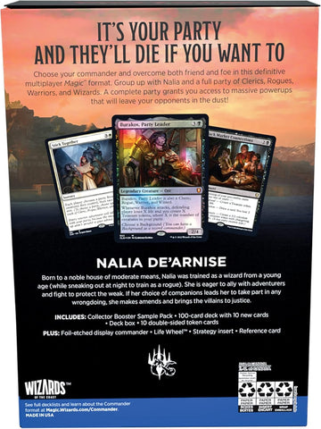 Magic: The Gathering Battle for Baldur’s Gate Commander Deck – Party Time