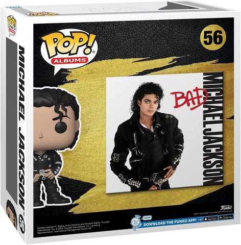 Funko POP! (56) Michael Jackson Bad Album With Case