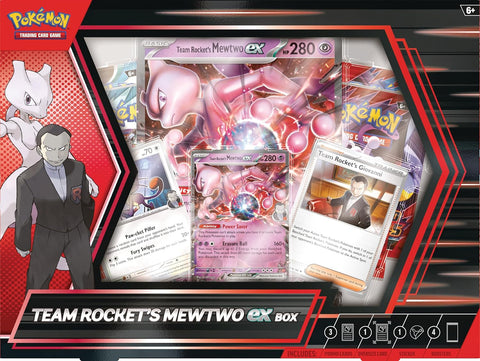 Pokemon TCG Team Rocket Mewtwo ex Box