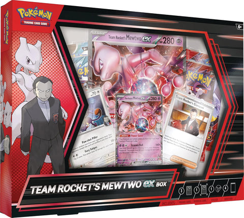 Pokemon TCG Team Rocket Mewtwo ex Box