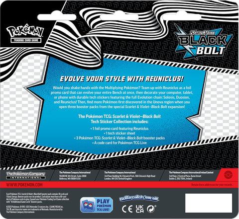 Pokemon SV8.5 Tech Sticker Collection - Reuniclus