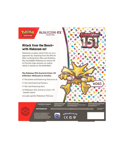 Pokemon SV3.5 151 Alakazam ex Collection Box