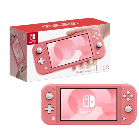 Nintendo Switch Lite Console - Coral Pink (Agent warranty 1 year) Nintendo Switch Lite Console - Coral Pink (Agent warranty 1 year)
