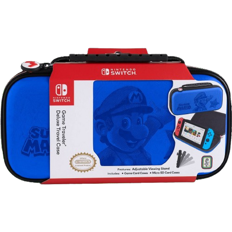 Nintendo Switch Big Ben Traveler Case - Mario Blue Nintendo Switch Big Ben Traveler Case - Mario Blue