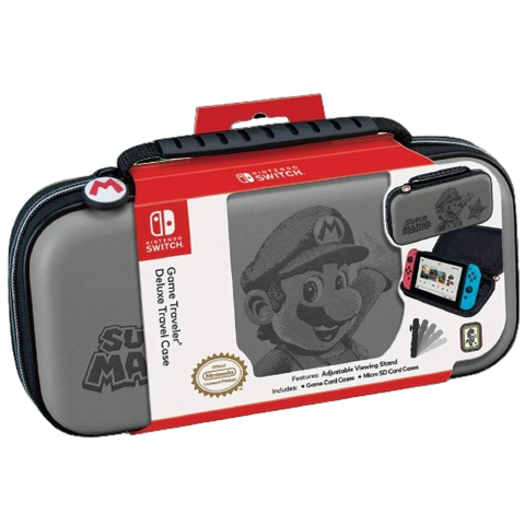 Nintendo Switch Big Ben Traveler Case - Mario Grey Nintendo Switch Big Ben Traveler Case - Mario Grey