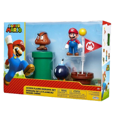 World of Nintendo 2 1/2-Inch Acorn Plains Diorama World of Nintendo 2 1/2-Inch Acorn Plains Diorama