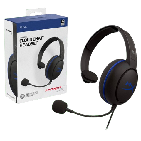 PS4 HyperX Cloud Chat Headset - Blue PS4 HyperX Cloud Chat Headset - Blue
