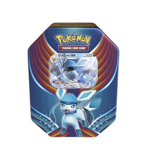 Pokemon Evolution Celebration Tin - Glaceon GX Pokemon Evolution Celebration Tin - Glaceon GX