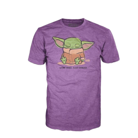 Mandalorian The Child Sleeping Purple (XL) T-Shirt Mandalorian The Child Sleeping Purple (XL) T-Shirt