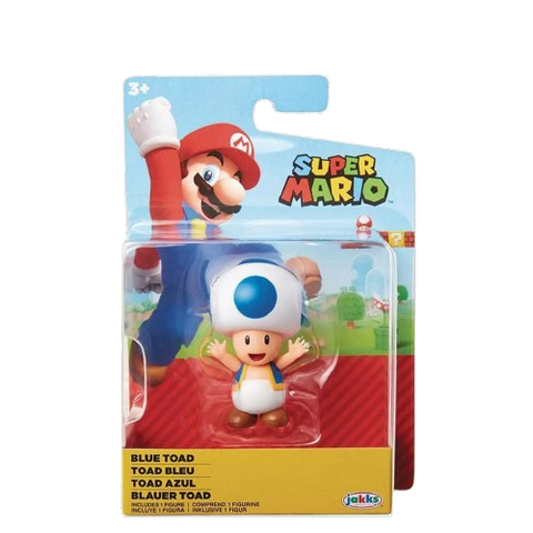 Nintendo 2.5" Fig W23 Blue Toad Nintendo 2.5" Fig W23 Blue Toad