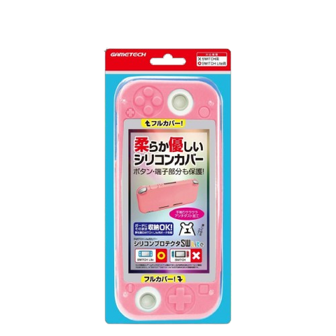 Nintendo Switch Lite Game Tech Silicon Protector - Pink Nintendo Switch Lite Game Tech Silicon Protector - Pink