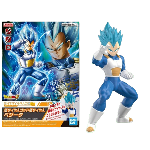 Entry Grade Plastic Figure SS God SS Vegeta Entry Grade Plastic Figure SS God SS Vegeta