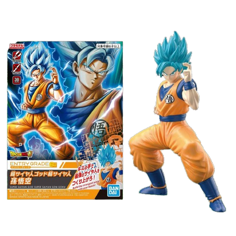 Entry Grade Plastic Figure SS God SS Goku Entry Grade Plastic Figure SS God SS Goku