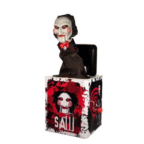 Mezco Toyz Burst A Box Saw Billy Mezco Toyz Burst A Box Saw Billy