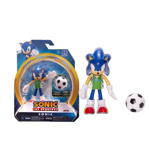 Sonic 4" Figure W ACCY W3 Sonic Soccer Ball Sonic 4" Figure W ACCY W3 Sonic Soccer Ball