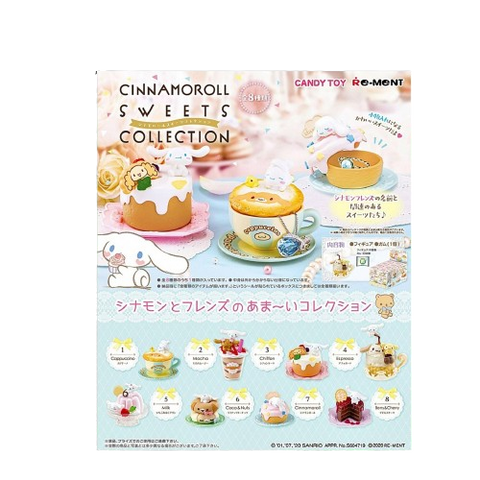 Re-Ment Cinamoroll Sweets Collection (Set of 8) Re-Ment Cinamoroll Sweets Collection (Set of 8)