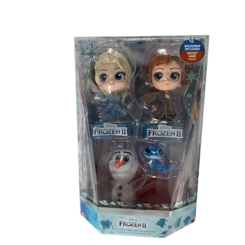 Frozen 2 Anna, Elsa, Olaf, & Salamander Cosbaby Set Frozen 2 Anna, Elsa, Olaf, & Salamander Cosbaby Set
