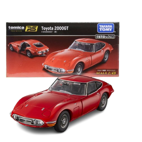 Takara Tomy Tomica Premium Red RS Toyota 2000GT Takara Tomy Tomica Premium Red RS Toyota 2000GT