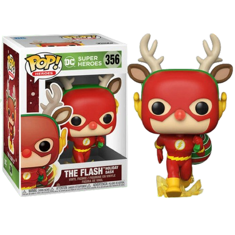 Funko POP! (356) DC Holiday Rudolph Flash Funko POP! (356) DC Holiday Rudolph Flash