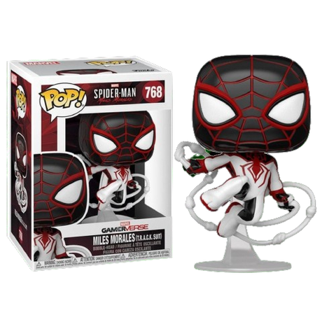 Funko POP! (768) Spider-Man Miles Morales Game Track Suit Funko POP! (768) Spider-Man Miles Morales Game Track Suit