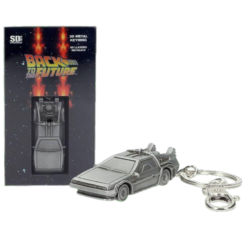 Back to the Future Delorean 3D Metal Keychain Back to the Future Delorean 3D Metal Keychain