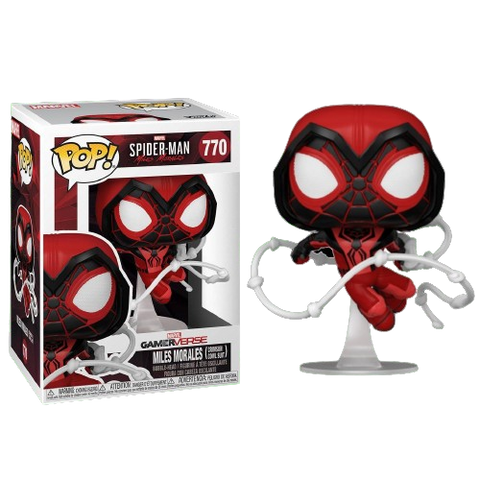 Funko POP! (770) Spider-Man Miles Morales Game Crimson Cowl Funko POP! (770) Spider-Man Miles Morales Game Crimson Cowl