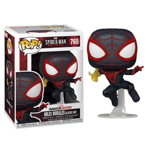 Funko POP! (765) Spider-Man Miles Morales Classic Suit Funko POP! (765) Spider-Man Miles Morales Classic Suit