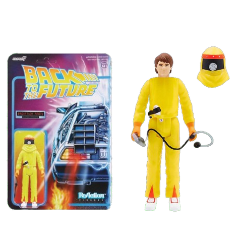 BTTF Marty McFly in Radiation Suit 3 3/4-Inch ReAction BTTF Marty McFly in Radiation Suit 3 3/4-Inch ReAction