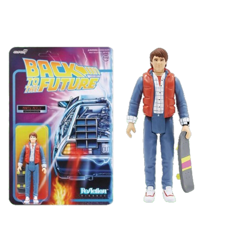 BTTF Marty McFly 1980s 3 3/4-Inch ReAction BTTF Marty McFly 1980s 3 3/4-Inch ReAction