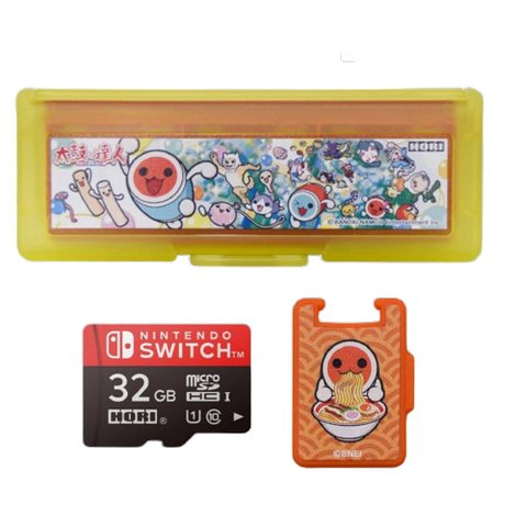 Nintendo Switch Hori Taiko 32GB mMicro SD + 6 Card Case Nintendo Switch Hori Taiko 32GB mMicro SD + 6 Card Case