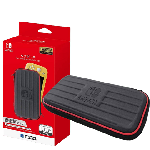 Nintendo Switch Lite Hori slim Hard Pouch - Black x Red Nintendo Switch Lite Hori slim Hard Pouch - Black x Red