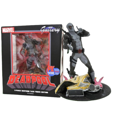 Marvel X-Force Taco Truck Deadpool Statue SDCC 19 Marvel X-Force Taco Truck Deadpool Statue SDCC 19