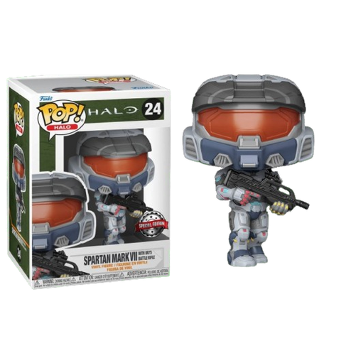 Funko POP! (24) Spartan Mark VII with BR75 Rifle Funko POP! (24) Spartan Mark VII with BR75 Rifle
