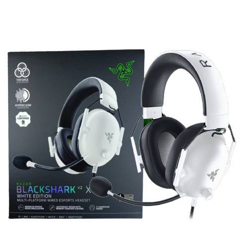 Razer BlackShark V2 X White Edition Esports Headset | PLAYe Razer BlackShark V2 X White Edition Esports Headset | PLAYe
