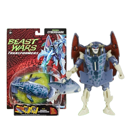 TRANSFORMERS BEAST WARS G1 - CYBERSHARK MAXIMAL - HASBRO 1997 - ANIMUTANT