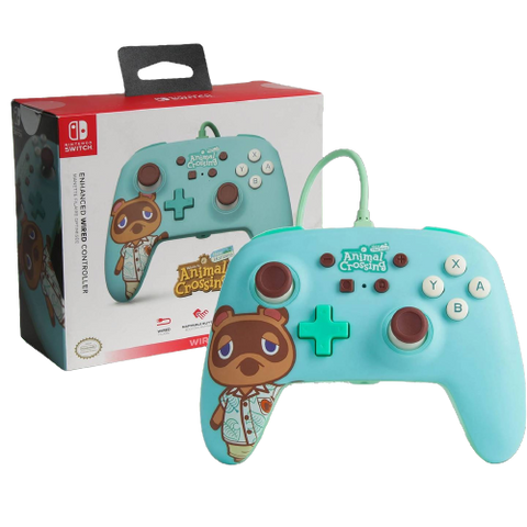 Nintendo Switch Powera Wired Controller - Tom Nook Nintendo Switch Powera Wired Controller - Tom Nook