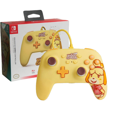 Nintendo Switch Powera Wired Controller - Isabelle Nintendo Switch Powera Wired Controller - Isabelle