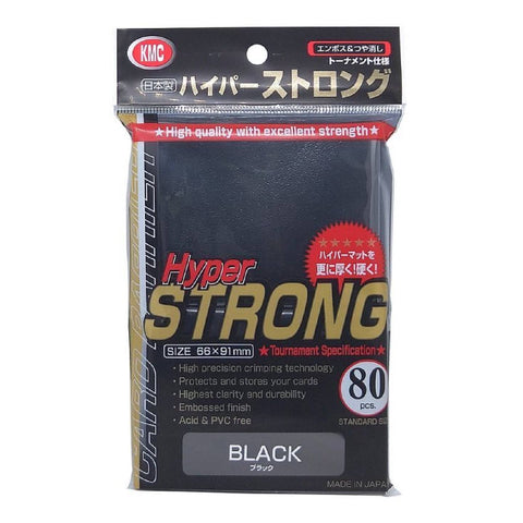 KMC Hyper Strong 80PC Black 66X91MM KMC Hyper Strong 80PC Black 66X91MM