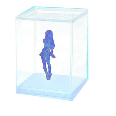 Model Cover Square Small Clear Blue Model Cover Square Small Clear Blue