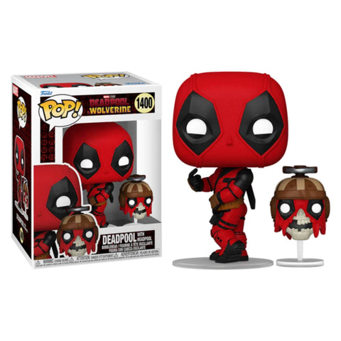 Funko POP! (1400) Deadpool & Wolverine Deadpool Headpool Funko POP! (1400) Deadpool & Wolverine Deadpool Headpool