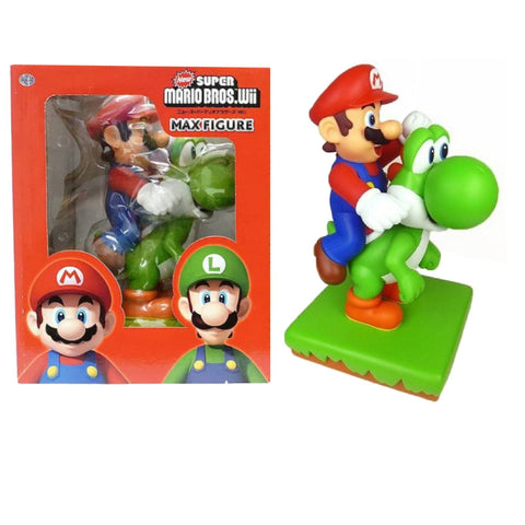 Super Mario Bros WII Max Figure Mario with Yoshi Super Mario Bros WII Max Figure Mario with Yoshi