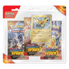 Pokemon SV8 Surging Sparks 3-Pack Blister - Zapdos Pokemon SV8 Surging Sparks 3-Pack Blister - Zapdos