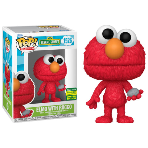 Funko POP! (1526) Sesame Street Elmo with Rocco Summer Funko POP! (1526) Sesame Street Elmo with Rocco Summer
