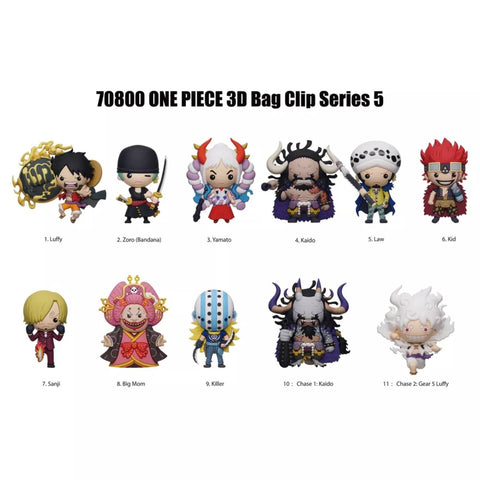 One Piece Series 5 3D Foam Bag Clip Blind Bag