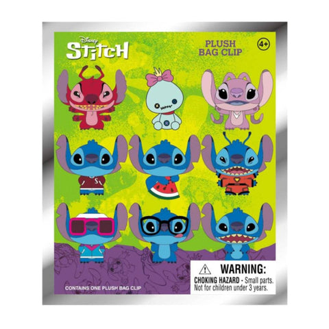 Lilo & Stitch Plush Foam Bag Clip Blind Bag Lilo & Stitch Plush Foam Bag Clip Blind Bag