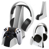 PS5 Snakebyte Dual Charge and Headset Stand 5 - White PS5 Snakebyte Dual Charge and Headset Stand 5 - White