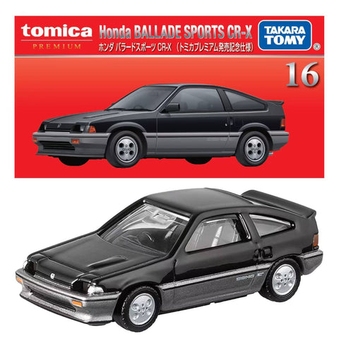 Takara Tomy Tomica Premium Honda Ballade CR-X Black Takara Tomy Tomica Premium Honda Ballade CR-X Black
