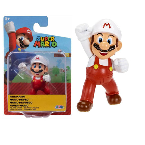 Super Mario Action Figure 2.5 Inch - Fire Mario Super Mario Action Figure 2.5 Inch - Fire Mario