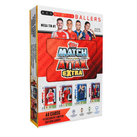 Topps Match Attax Extra 2024/25 Mega Tin 1 Ballers Topps Match Attax Extra 2024/25 Mega Tin 1 Ballers